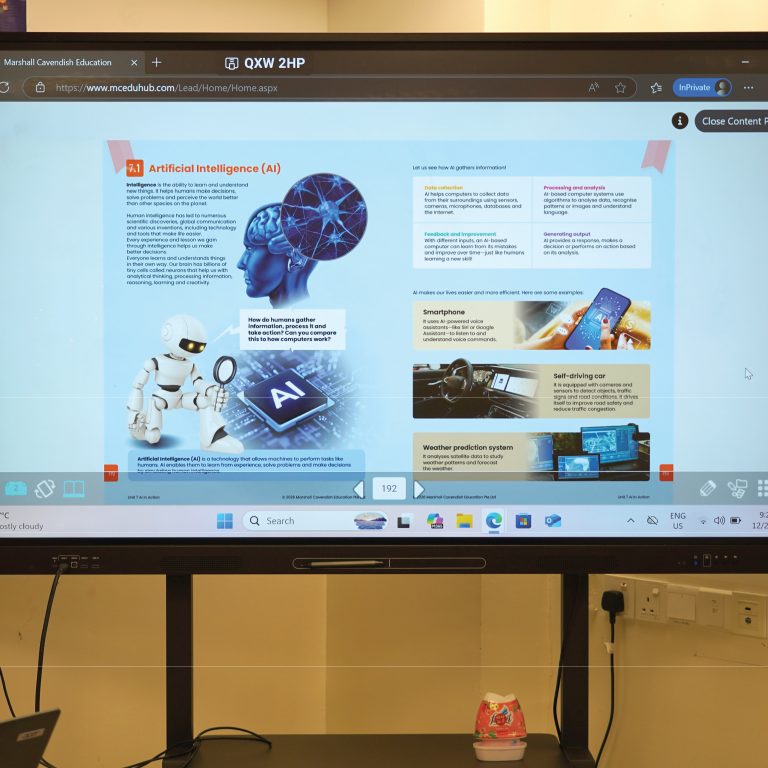 Classrooms fitted with Smart Interactive Board